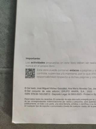 Libro de texto. 2 Eso. Física y química.