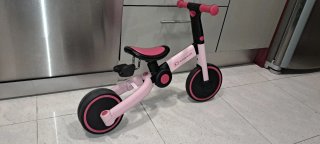 Triciclo Kinderkraft 4TRIKE 3 en 1 Rosa