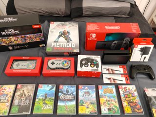 Lote Nintendo Switch: 24 juegos, mandos