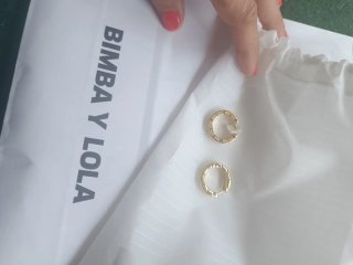 Pendientes Bimba y Lola Dorados