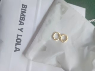 Pendientes Bimba y Lola Dorados