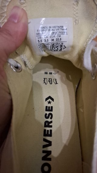 Converse Blancas Talla 38
