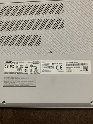 Chromebook Asus Blanco