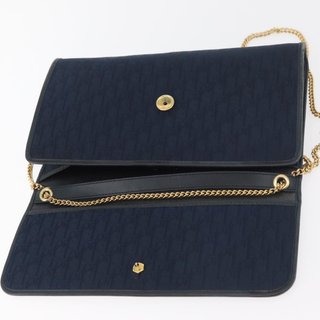 Christian Dior Trotter Canvas Chain Shoulder Bag