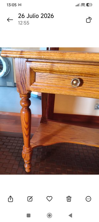 Escritorio Castellano 120cm Madera
