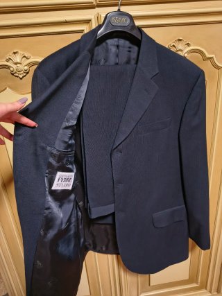 Abito completo uomo Gianfranco Ferré tg.54 blu