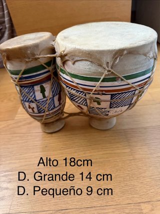 Bongos africanos decorados