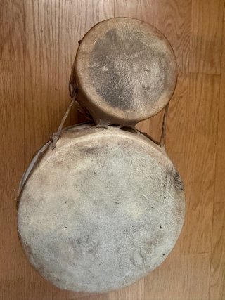 Bongos africanos decorados