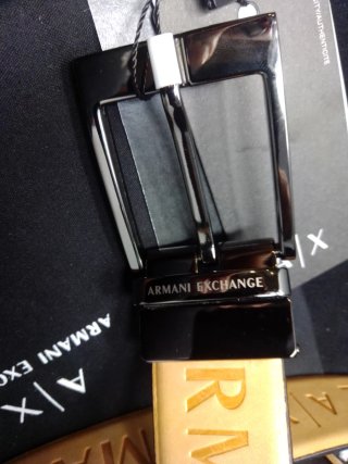Cintura Armani Exchange Beige/Marrone