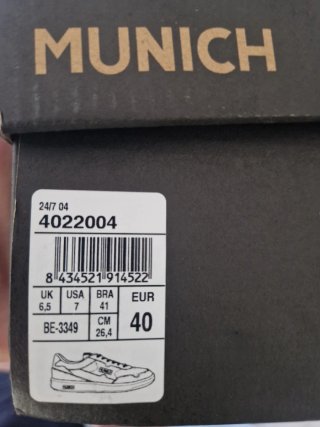 Zapatillas Munich Marrón Nuevas