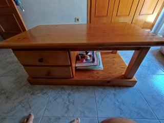 Mesa CENTRO PURO PINO.  PESA UNOS 60KG