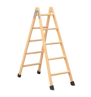 Alquiler Escalera Tijera Madera Profesional