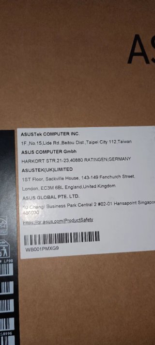 Portátil Asus ExpertBook sin estrenar