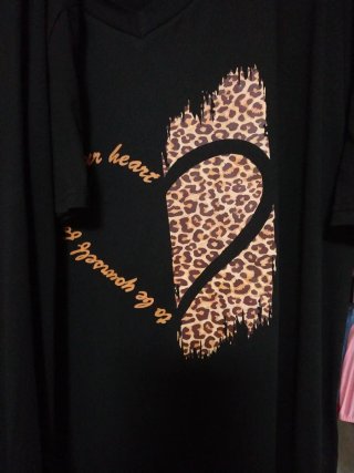 3 Camisetas Negras Estampadas Talla 4xL