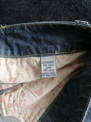 Mini falda vaquera Zara