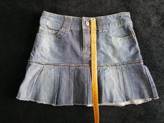 Mini falda vaquera Zara