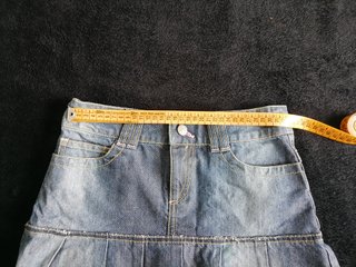 Mini falda vaquera Zara