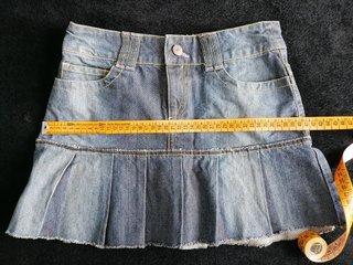 Mini falda vaquera Zara