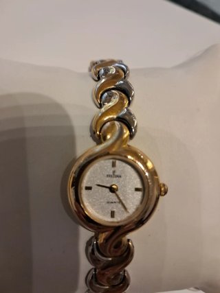 Reloj Festina señora oro y plata