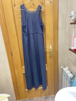 Vestido largo Yerse azul