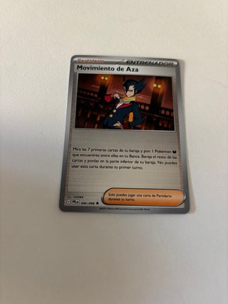 Carta Pokémon Movimiento de Aza Entrenador