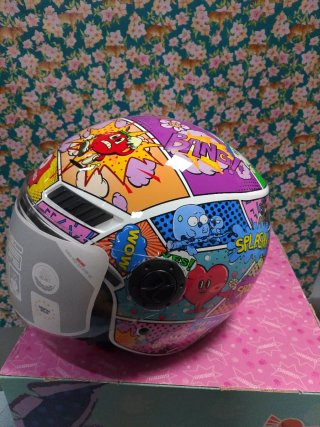 Casco Jet Infantil Shiro Talla YM