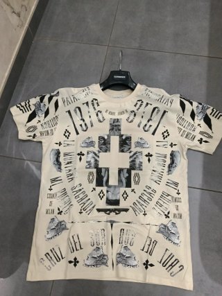 T-shirt County of Milan l Beige Multicolore