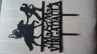 Cake Topper Mr & Mrs con nome personalizzabile