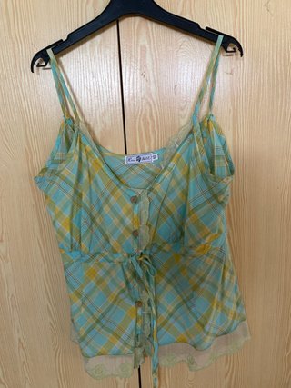 Blusa Rose Hill tirantes cuadros S
