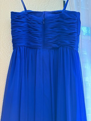 Vestido fiesta mujer azul electrico talla 38.