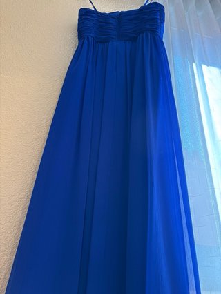 Vestido fiesta mujer azul electrico talla 38.
