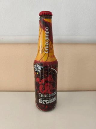 Botellín Cruzcampo Conmemorativo Mundial 2010