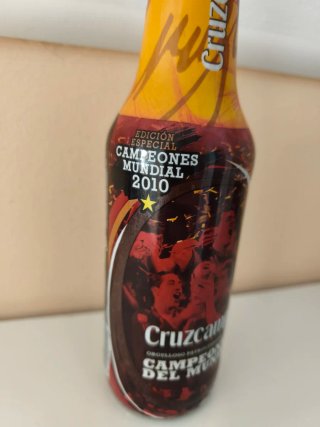 Botellín Cruzcampo Conmemorativo Mundial 2010