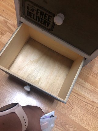 Cajonera auxiliar de madera