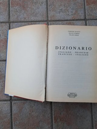 Dizionario italiano-francese, francese-italiano