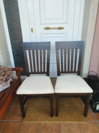 Silla Comedor Franco Furniture Madera Tapizadas