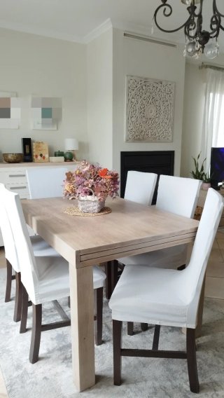 Silla Comedor Franco Furniture Madera Tapizadas