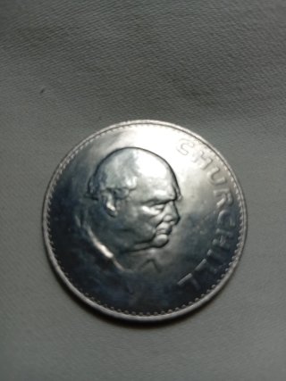 Moneda 1 Corona Reino Unido 1965
