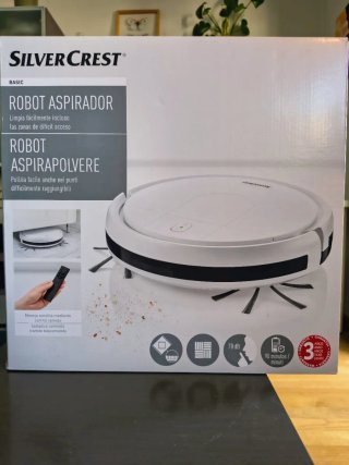 Robot Aspirador Silvercrest Blanco Cleaner Sensor