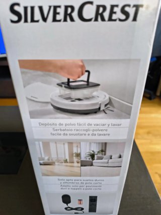 Robot Aspirador Silvercrest Blanco Cleaner Sensor