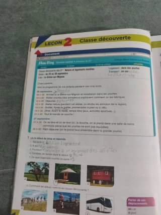 Libro de texto. 2 Eso francés. Parcours