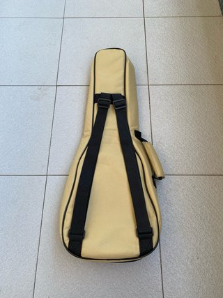 Funda para ukelele color beige