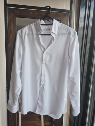 Camisa Zara Blanca Talla S