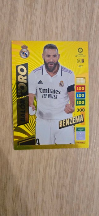 Cromos Balón de Oro Panini