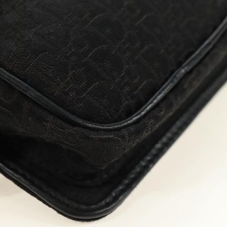 Christian Dior Trotter Canvas Body Bag Black