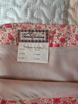 Falda Burberry Talla M Estampado Floral