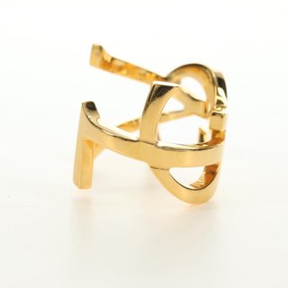SAINT LAURENT Cassandra Bracelet metal Gold Auth