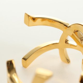 SAINT LAURENT Cassandra Bracelet metal Gold Auth