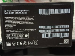 Xiaomi Mi Note 10 Nero