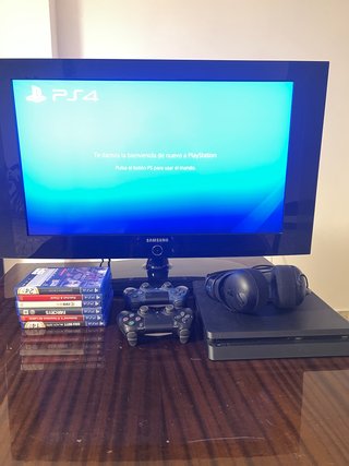 PS4 (PlayStation 4) 1TB Negra + TV samsung 32"